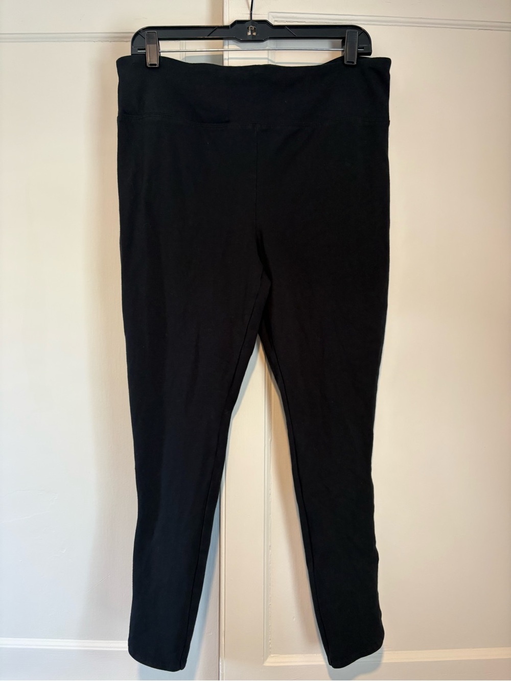 Mossimo Ankle Detail Cotton Black Leggings